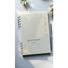 Die Grup Fark Tanıtım Spiralli 80 Yaprak Çizgili A5 Defter, Not Defteri, Okul Defteri, 4 Farklı Renk Seçeneği (01 Light Grey)