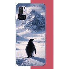Aksesuarist Redmi Note 10 5g Uyumlu Nihilist Penguen2 Baskılı Silikon Kılıf