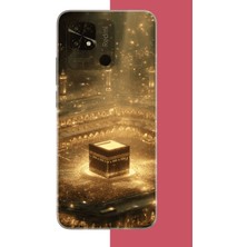 Aksesuarist Redmi 10C - Poco C40 Uyumlu Kabe5 Baskılı Silikon Kılıf
