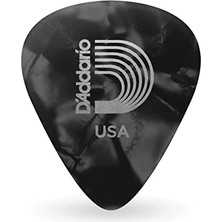 Die Grup Planet Waves 1cbkp2-10 Picks Pearl Celluloid Picks Black Pearl 10 Picks Standard Shape In Light