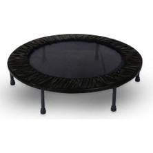 Die Grup Trambolin 102 cm 40" Yuvarlak Stabil Çelik Çerçeve 22 cm Yükseklik Çocuk ve Yetişkin Için Taşınabilir Fesyonel Fitness Egzersiz Trampolini
