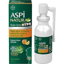 Die Grup Aspinatura Kids Boğaz Spreyi Kayısı Limon 20 ml