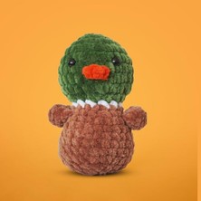 Die Grup Amigurumi Ördek Tığ Kiti Örgü Seti