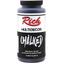 Die Grup Multi Decor Chalked Akrilik 500ML N:4580 Siya