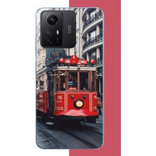 Aksesuarist Redmi Note 12S Uyumlu Taksim1 Baskılı Silikon Kılıf