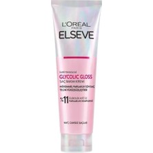 Die Grup L'oreal Paris Elseve Glycolic Gloss Mükemmel Parlaklık Için Pürüzsüzleştirici Saç Kremi 150 ml