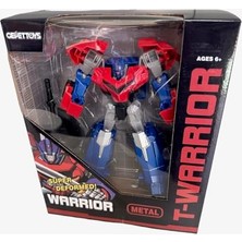 Die Grup T-Warrior Metal Gövde Dönüşebilen Robot 20 cm