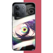 Aksesuarist Redmi 15C Uyumlu Anime Göz Baskılı Silikon Kılıf