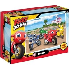 Die Grup Ricky Zoom Lisanslı 100 Parça 34X24CM Çocuk Puzzle Yapboz Serisi