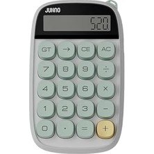 Die Grup Junno Kompakt Hesap Makinesi, LCD Ekran, Mint Yeşili Tuşlar, 14.8 x 9.2 cm