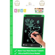 #dijitalçizimtableti LCD Grafik Çizim Not Yazma Dijital Çocuk Yazı Tahtası Hafif Taşınabilir Model Resim Akıllı Tablet 8,5 Inç