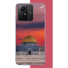 Aksesuarist Redmi Note 12S Uyumlu Kudüs4 Baskılı Silikon Kılıf