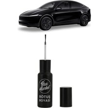 Die Grup Tesla Solid Black Pbsb Rötuş Boyası 25ML Fırçalı Şişe Set