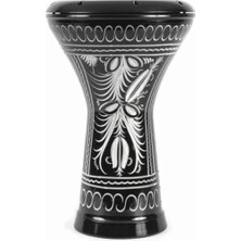 Die Grup Profesyonel Mısır Darbuka Percussion Oryantel Koyuculu Kılıf ve Alyan Ayarlama Anahtarlı Darbuka (Erzincan Işlemeli)