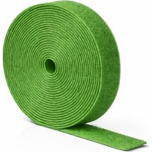 Die Grup Cırt Cırt Sabitleyici Kablo Düzenleyici - 5 Metre x 1cm | Kolay Kullanım, Bahçe ve Ev Için Pratik Çözüm (Yeşil)