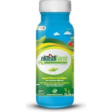 Die Grup Ekosolfarm Sıvı Solucan Gübresi – Tüm Bitkiler Için Uygun - Konsantre Doğal Bitki Besini, Mikroorganizma Zenginliği ile Kök ve Yaprak Güçlendirici (1 Litre)