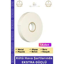 #bant Güçlü Yapışkanlı 18MM 2m Duvar Tablo Montaj Bandı Ofis Ev Mobilya Çift Taraflı Köpük Bant - 1 Adet