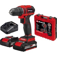 Die Grup Einhell Akülü Vidalama Te-Cd 18/40 Li Bl (2x2,0 Ah) Power X-Change (Li-Ion, 18 V, 40 Nm, Kömürsüz Motor, 2 Vitesli Şanzıman, Devir Kontrolü, 2x 2,0 Ah Pxc Akü ve Hızlı Şarj Cihazı) - 4513995