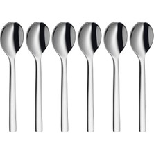 Die Grup Wmf Nuova 6 Parça Espresso Kaşığı Seti, 11 Cm, Cromargan® Yüksek Kaliteli Parlak Paslanmaz Çelik, Bulaşık Makinesinde Yıkanabilir