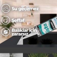 Die Grup Uv Dirençli Akvaryum Silikonu, Elastik ve Güçlü Yapıştırıcı, 1X280ML