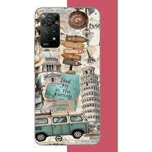 Aksesuarist Redmi Note 11E Uyumlu Travel2 Baskılı Silikon Kılıf