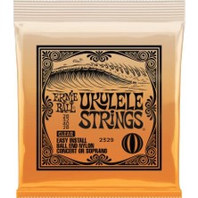 Die Grup Ernie Ball Ukulele Ball End Şeffaf Naylon Ipler