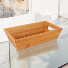 Die Grup Bambu Ekmek Sepeti 23X13X7CM, Evonox Bambu Ekmeklik, Bambu Ekmek Sunumluk
