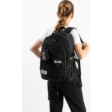 Baginn Ventis Cüzdanlı Unisex Okul Çantası Lise Ortaokul Günlük Sırt Çantası 43*30 cm Vnt9-B