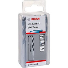 Die Grup Bosch Professional 10 Adet Hss Spiral Matkap Ucu Pointteq (Metal Için, 4,2 x 43 x 75 Mm, Matkap Aksesuarı)