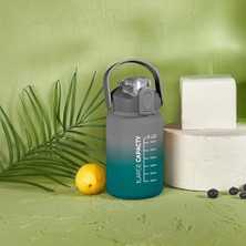 Die Grup - Briella 1000 ml Pipetli Motivasyon Matara (Lila - Mor)