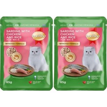 Die Grup Pouch Tavuk ve Pirinçle Sardalye 85 gr (2 Paketi)