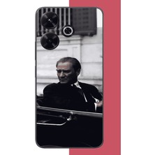 Aksesuarist Redmi 13 Uyumlu Atatürk Makam Arabasında Baskılı Silikon Kılıf
