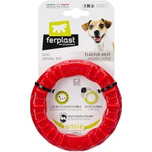 Die Grup Köpek Oyuncağı Smile S Kırmızı Köpek Yüzüğü 1 Adet