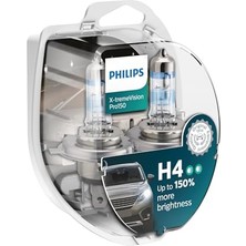 Die Grup Philips X-Tremevision PRO150 H4 Far AMPULÜ+150%, 2'li Set