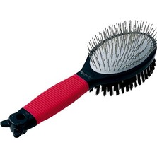 Die Grup Ferplast Gro 5928 Çift Taraflı Oval Fırça/m, Red, Double