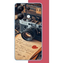 Aksesuarist Redmi Note 13 4g Uyumlu Paloroid Kamera Baskılı Silikon Kılıf