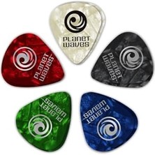 Die Grup Planetwaves 1cap7-10 Pena Assorted Pearl Celluloid Gitar Pena 10 Adet Extra Heavy 869720413893