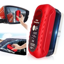 Die Grup Yeniden Kullanılabilir Köpük Püskürtücülü Otomotiv Yağ Filmi Temizleme Fırçası, Yükseltilmiş Antifog Cam Temizleme Tahtası, Araba Pencereleri ve Ön Camları Için Cam Yağ Filmi Sökücü, Çok Yönlü Araba