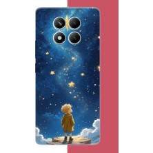 Aksesuarist Redmi Note 14 Pro 5g Uyumlu Küçük Prens2 Baskılı Silikon Kılıf