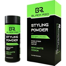 Die Grup Black & Red Saç Şekillendirici Toz Wax Hacimli ve Yarı Mat Görünüm - Semi Matte Toz Wax - 20G
