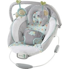 Die Grup Ingenuity Rahatlatıcı Ana Kucağı Bebek Koltuğu, Sesler ve Titreşimler, 0-6 Ay, 9 Kg'a Kadar - Morrison, Fil/aslan Oyuncaklı (Gri/mavi)