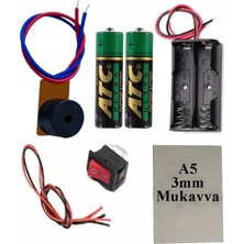 Die Grup Zil Sesi Deney Seti 1 Paket Elektronik Ni Zil Deney Zili Je Tasarım Zili Alarm Sinyal Zili Haparlör Zili