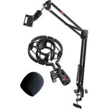 Die Grup Lastvoice NB39X Mikrofon Standı + Shock Mount + Sünger Seti