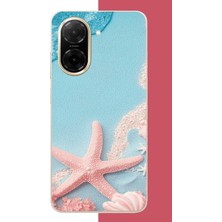 Aksesuarist Redmi A5 Uyumlu Mavi Kumsal Baskılı Silikon Kılıf