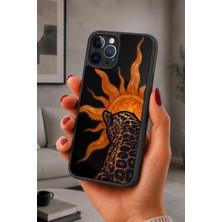 BG AKSESUAR iPhone 12 Pro Max Uyumlu Jaguar Desenli Kamera Korumalı Darbelere Dayanıklı Kılıf