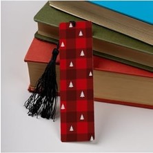 Die Grup Hediyesepeti Yeni Yıl Konsept Tasarımlı Kitap Ayracı 13.5 cm x 4 cm Metal Malzeme