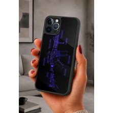 BG AKSESUAR iPhone 13 Pro Max Uyumlu Karabina Desenli Kamera Korumalı Darbelere Dayanıklı Kılıf