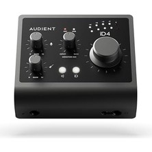 Die Grup Ses Arabirimi Id4 Mkıı, Class A Konsol Mikrofon Ön Amplifikatör (Yüksek Hızlı Usb-C, Monitör Karışımı ve Monitör Panning Fonksiyonu, 2 Kulaklık Çıkışı, Mac/pc/ios Uyumlu), Siyah, Id Mkıı