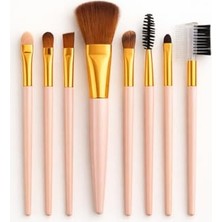 Die Grup Busstier 8 Adet Makyaj Fırça Seti Profesyonel Fondöten Pudra Allık Far Kaş Eyeliner Fırçası Yumuşak Kıllı Günlük ve Profesyonel Kullanım Için Komple Makeup Brush Set