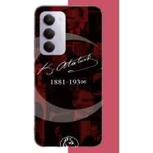 Aksesuarist Redmi 15 4g Uyumlu Atatürk Imza Baskılı Silikon Kılıf